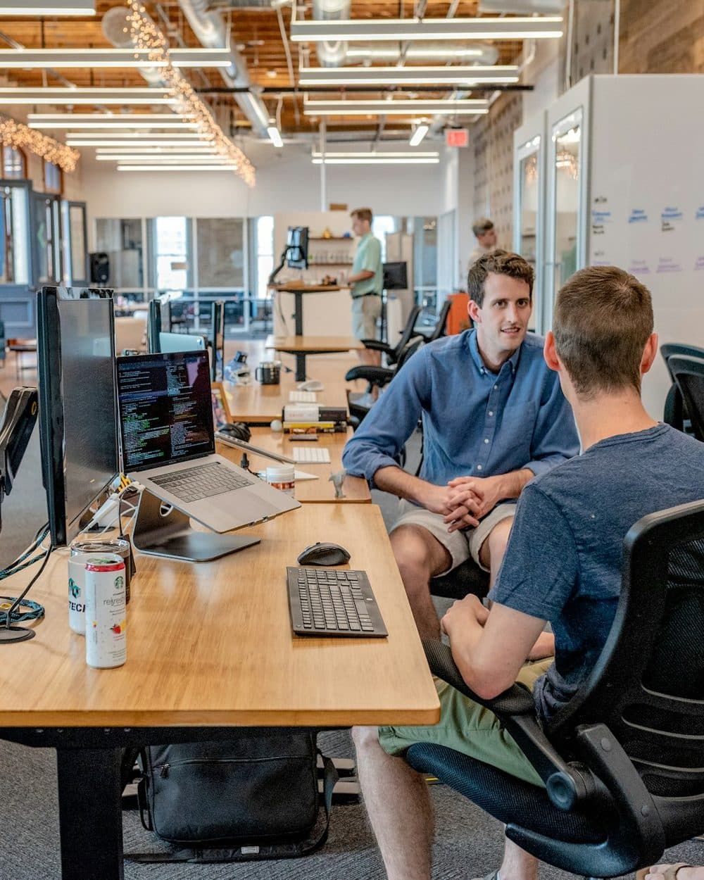 A working session where a partnership gets built