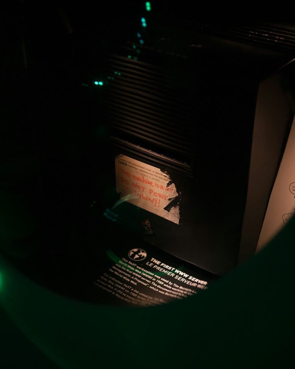 Node infrastructure running in a rack
